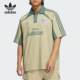 复古Polo衫 Adidas 宽松拼接经典 三叶草男士 KD0946 阿迪达斯正品