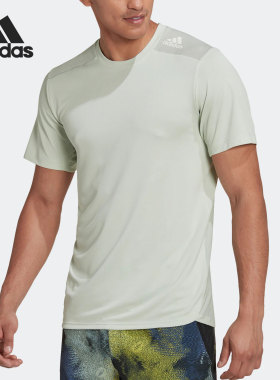 Adidas/阿迪达斯正品D4T HR 健身男子舒适耐磨运动T恤HJ9772