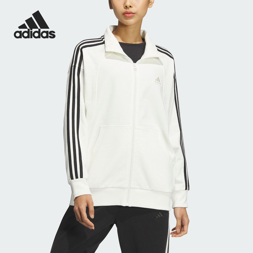 阿迪达斯女士简约休闲外套