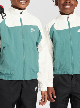 Nike/耐克正品夏季大童运动休闲立领夹克外套FN9134-361