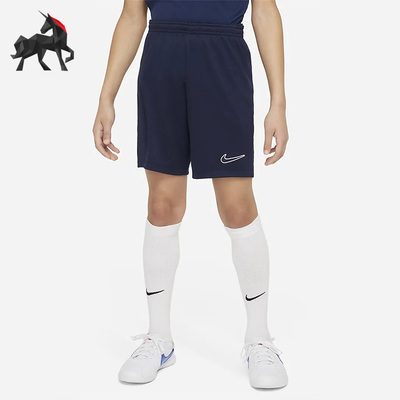 耐克大童针织运动透气足球短裤