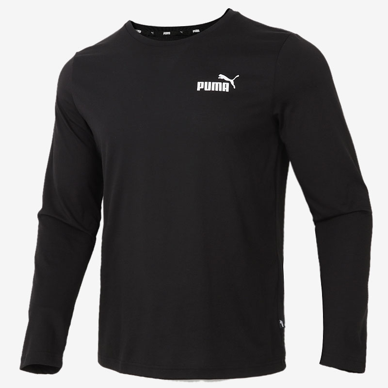 彪马puma正品男子圆领长袖t恤