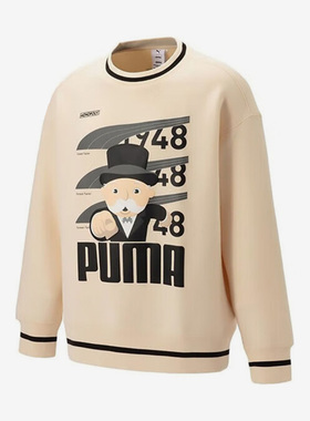 Puma/彪马正品春新款休闲男女套头运动卫衣539898-86