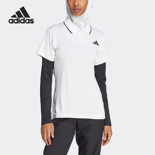 POLO衫 Adidas 网球翻领女子运动短袖 阿迪达斯官方正品 HS1651 新款