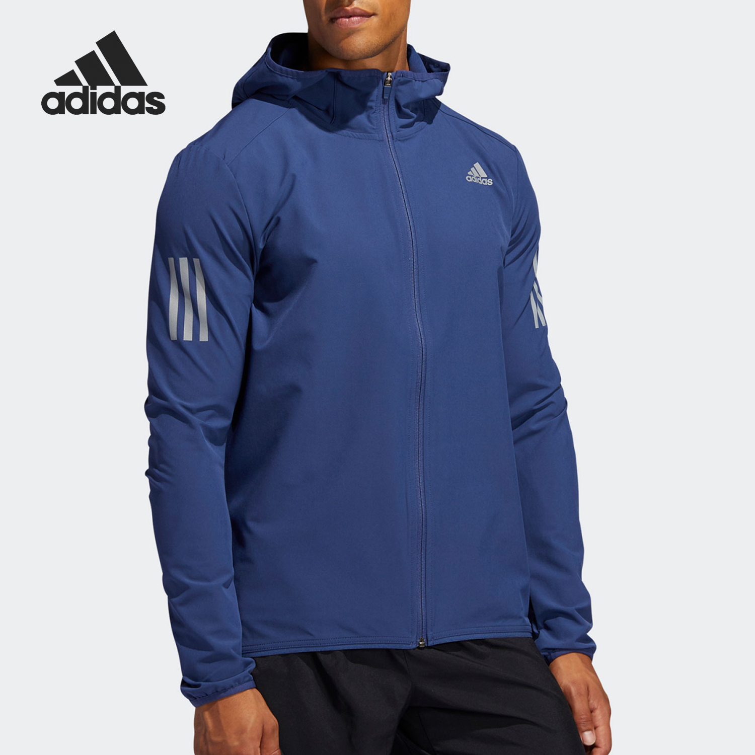 Adidas/阿迪达斯正品2025秋季男士拉链跑步运动防风外套FR0800