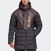 阿迪达斯正品 PARKA Adidas DWN 男子保暖秋冬羽绒服 FT9674