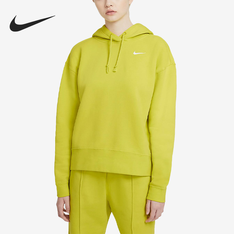 Nike/耐克正品春季女子长袖连帽套头休闲运动卫衣CZ2590-344
