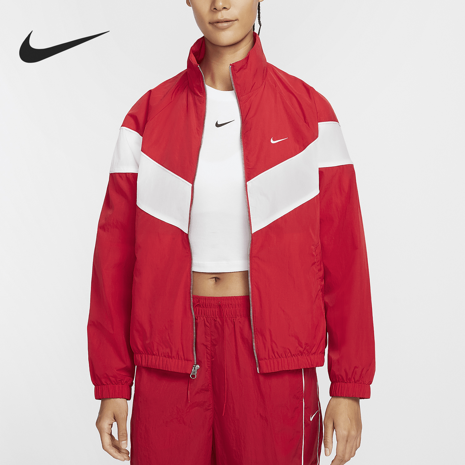 Nike/耐克官方正品Windrunner女士防晒梭织运动外套FV6305-657