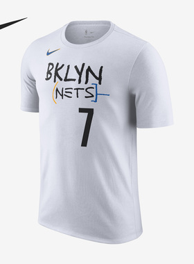 Nike/耐克正品NBA Logo男子字母数字印花圆领短袖DV5975-101