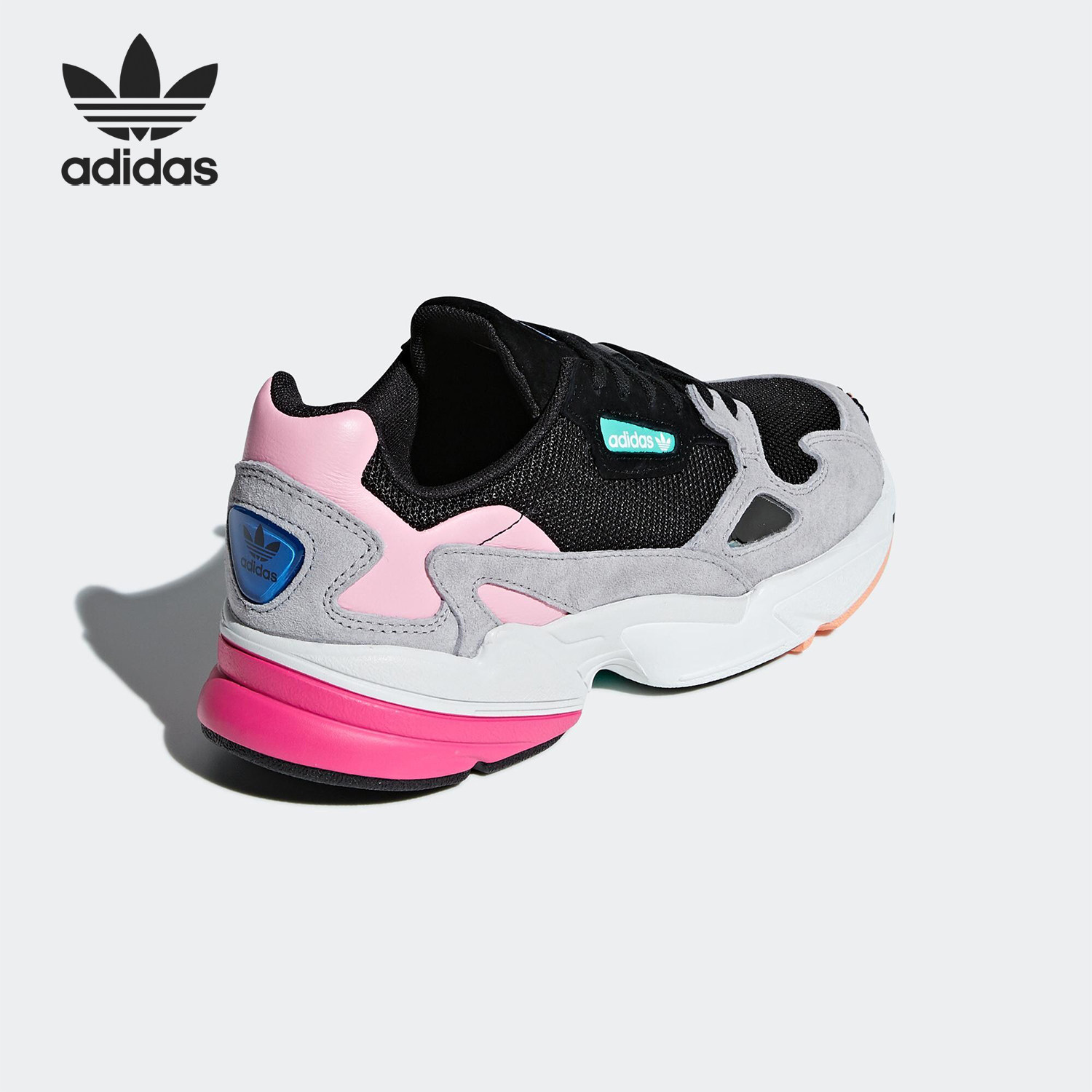 Adidas/阿迪达斯正品三叶草女士厚底拼接缓震跑步鞋BB9173,运动鞋new,跑步鞋,淘宝优惠券,粉丝福利购,淘宝优惠卷