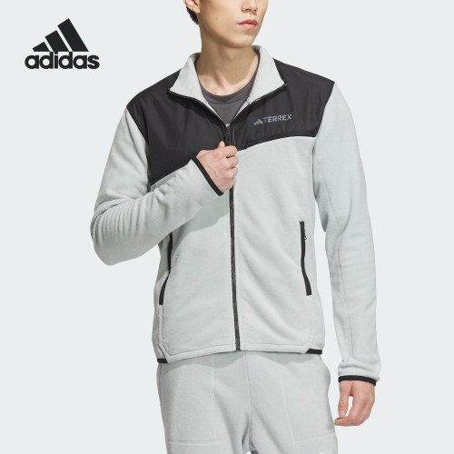 Adidas/阿迪达斯正品FLEECE JACKET男士运动户外加绒外套IL8994