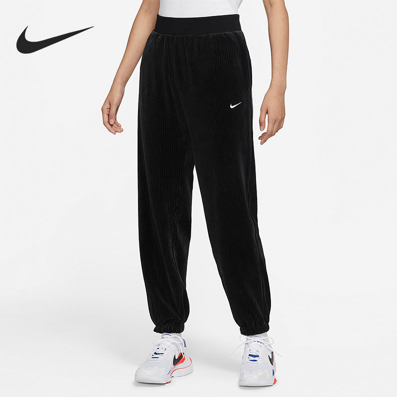 耐克女子复古灯芯绒运动长裤