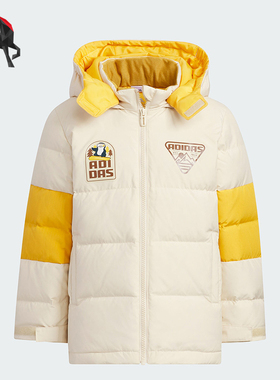Adidas/阿迪达斯正品冬季小童时尚保暖运动羽绒服IN5219