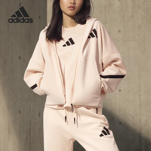 Adidas/阿迪达斯正品W Z.N.E. FZ女士运动针织拉链外套JF4789