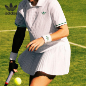 Adidas 三叶草女士运动网球褶饰透气半身裙JM4730 阿迪达斯正品