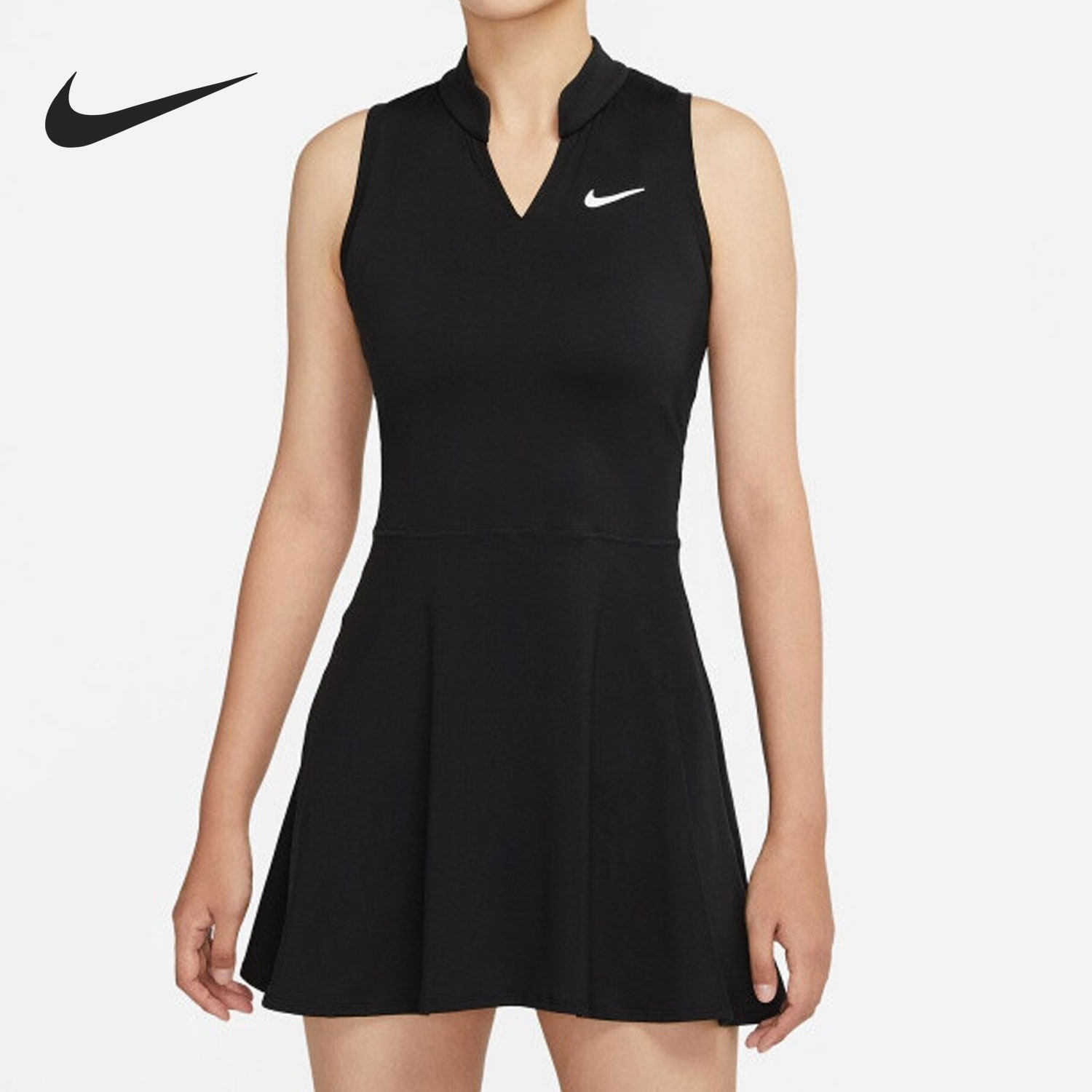 Nike/耐克正品夏季新款女子运动无袖网球连衣裙DD8731-010