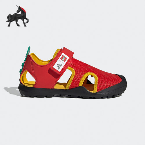 阿迪达斯儿童休闲舒适运动凉鞋