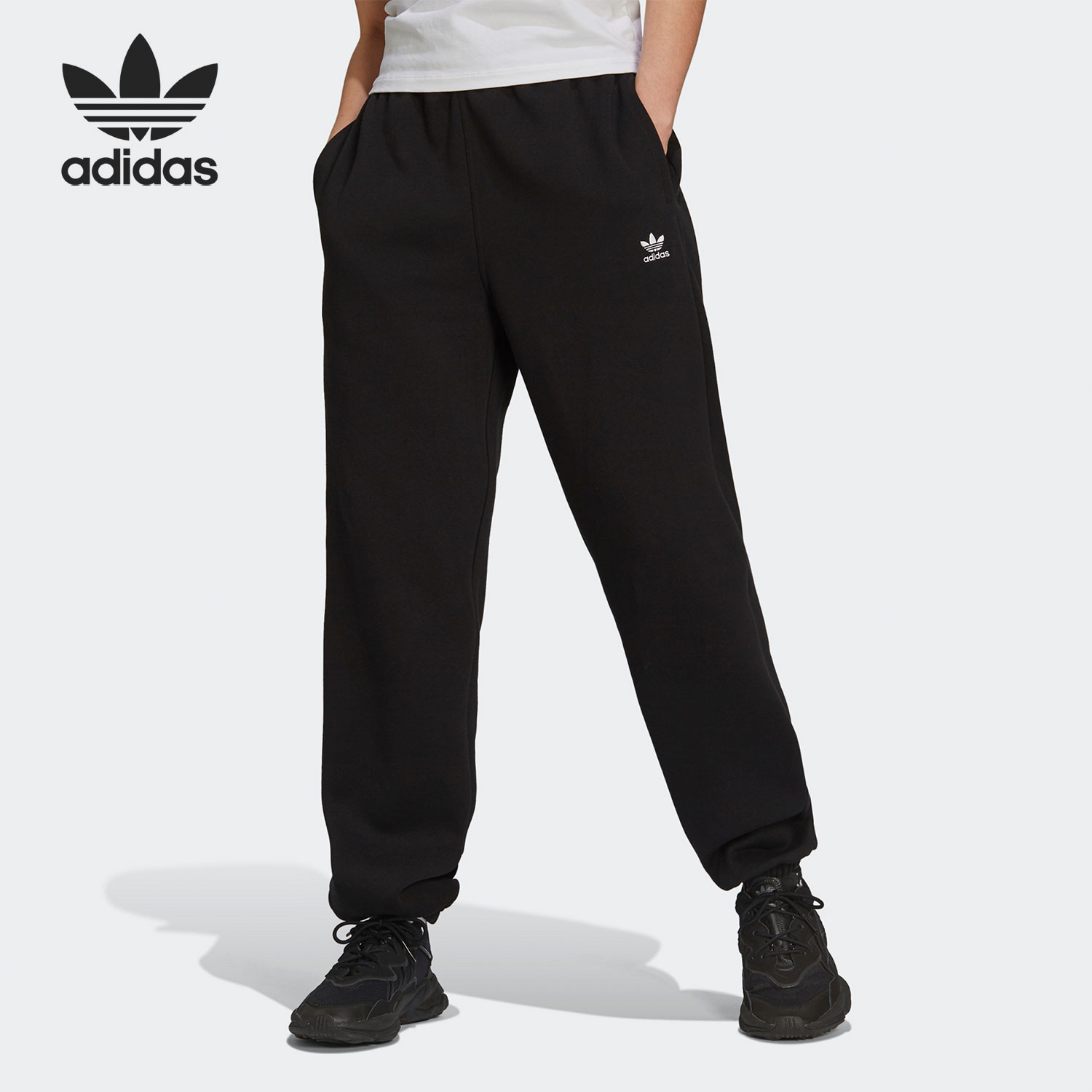 长裤阿迪阿迪休闲女子时尚长裤