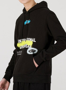 Puma/彪马正品休闲男子连帽宽松运动简约套头卫衣 536305-01