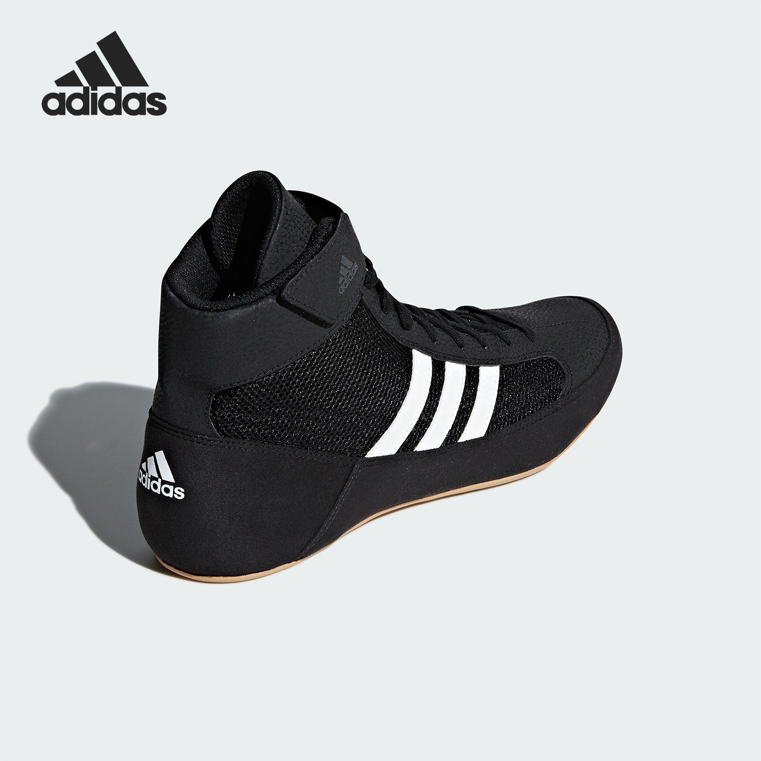 Adidas/阿迪达斯正品HVC男士经典网眼布摔跤高帮训练运动鞋AQ3325
