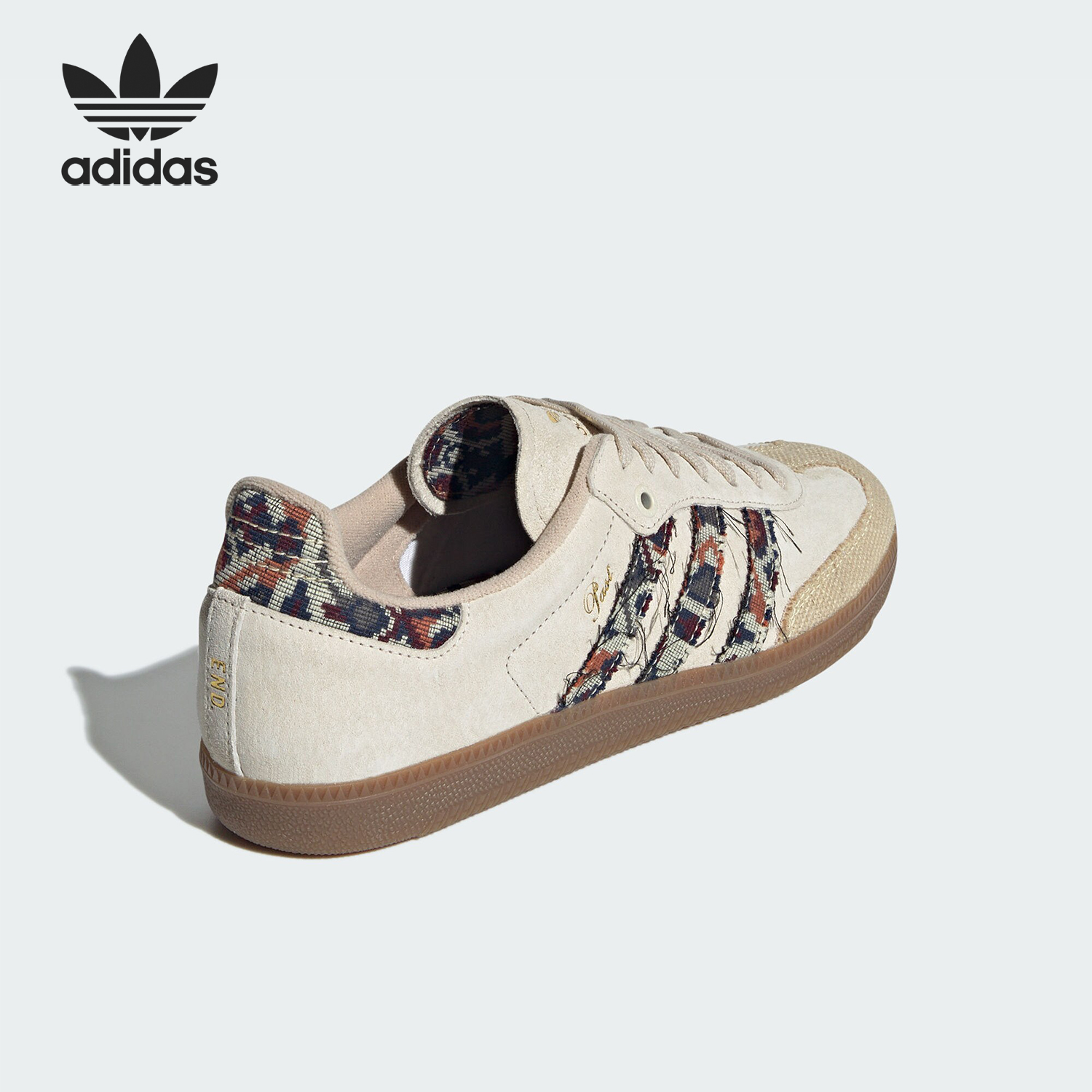 阿迪达斯男女印花轻便休闲板鞋