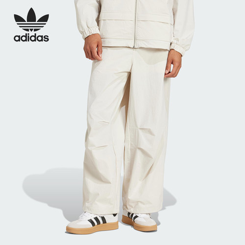 Adidas/阿迪达斯正品三叶草男士宽松休闲梭织工装运动裤JD5894