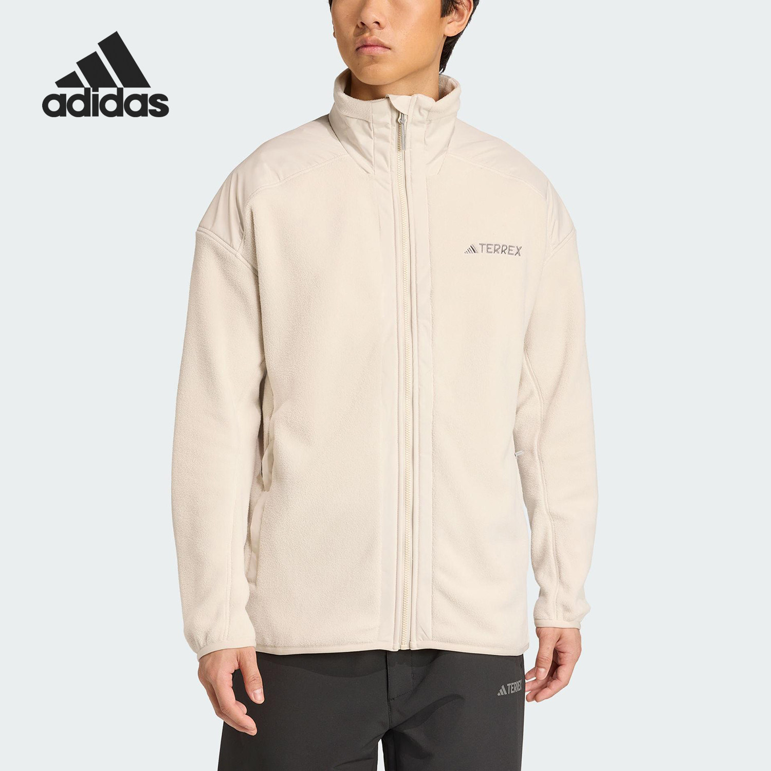 Adidas/阿迪达斯正品MULTI FLEECE男士运动户外抓绒外套JV6236