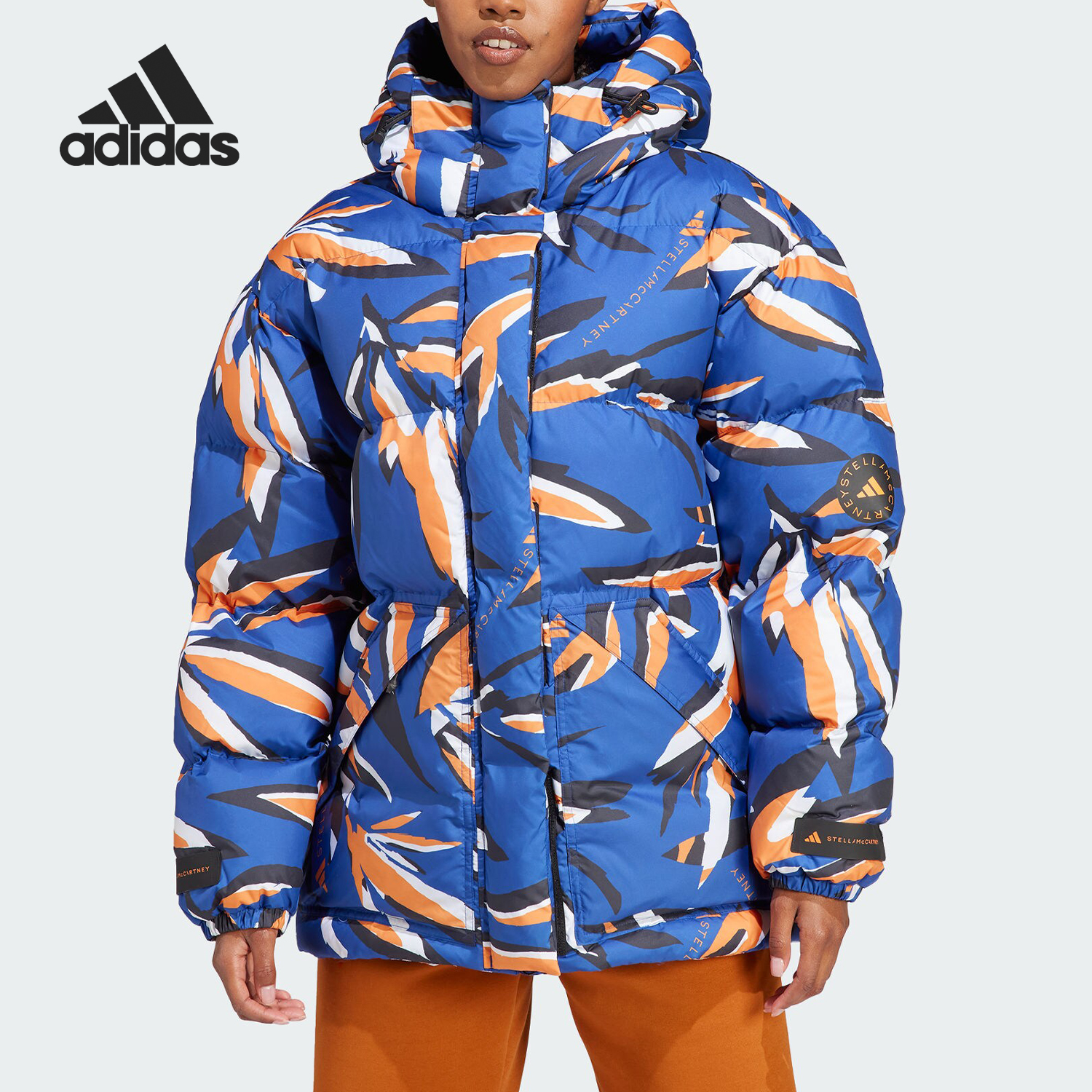 阿迪达斯正品女子宽松棉服