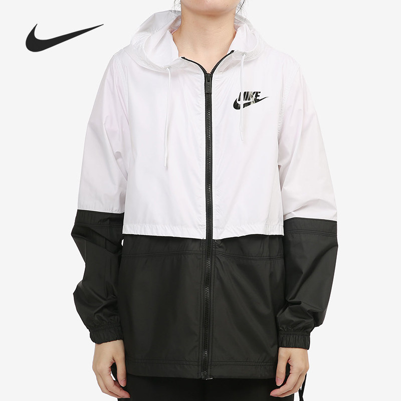 Nike/耐克正品女子梭织舒适运动休闲连帽夹克外套 AJ2983-102
