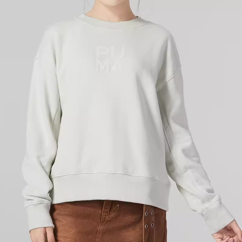 彪马正品女子针织休闲卫衣