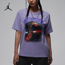 Nike/耐克官方正品JORDAN女士时尚潮流图案透气短袖T恤FB5138-500