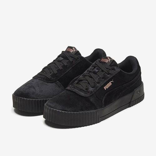 Puma/彪马正品女士天鹅绒休闲透气耐磨低帮板鞋375886-01
