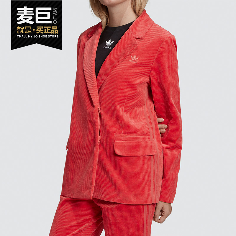 阿迪达斯三叶草女子灯芯绒外套
