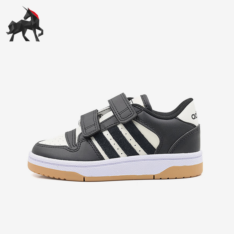 阿迪达斯婴童魔术贴运动休闲鞋