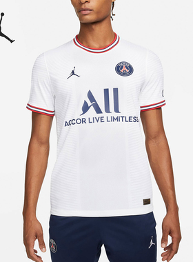 Nike/耐克正品JORDAN男士透气圆领运动足球短袖DH7467-101