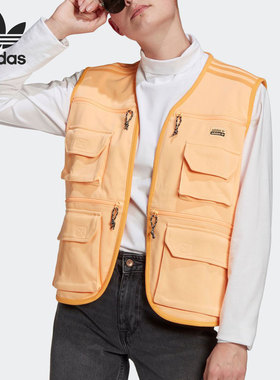 Adidas/阿迪达斯正品当季新款女子休闲口袋舒适运动马甲GN4231