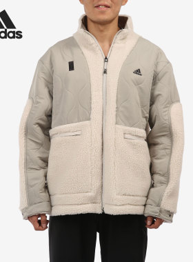 Adidas/阿迪达斯正品休闲男子时尚透气运动夹克外套 H40244