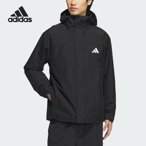 Adidas/阿迪达斯官方正品新款男女户外三合一加绒连帽外套JM9140