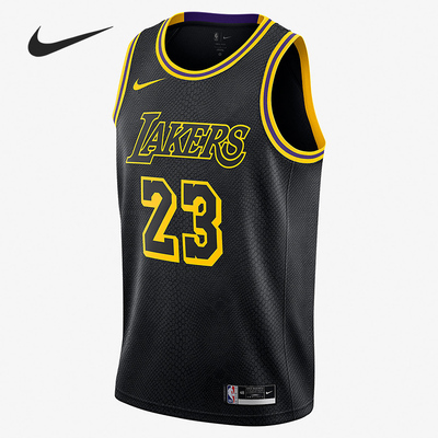 Nike/耐克正品运动男子洛杉矶湖人蛇纹曼巴球衣 DJ1433-011