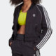 Adidas 阿迪达斯正品 女士条纹印花拉链运动夹克外套GN2791
