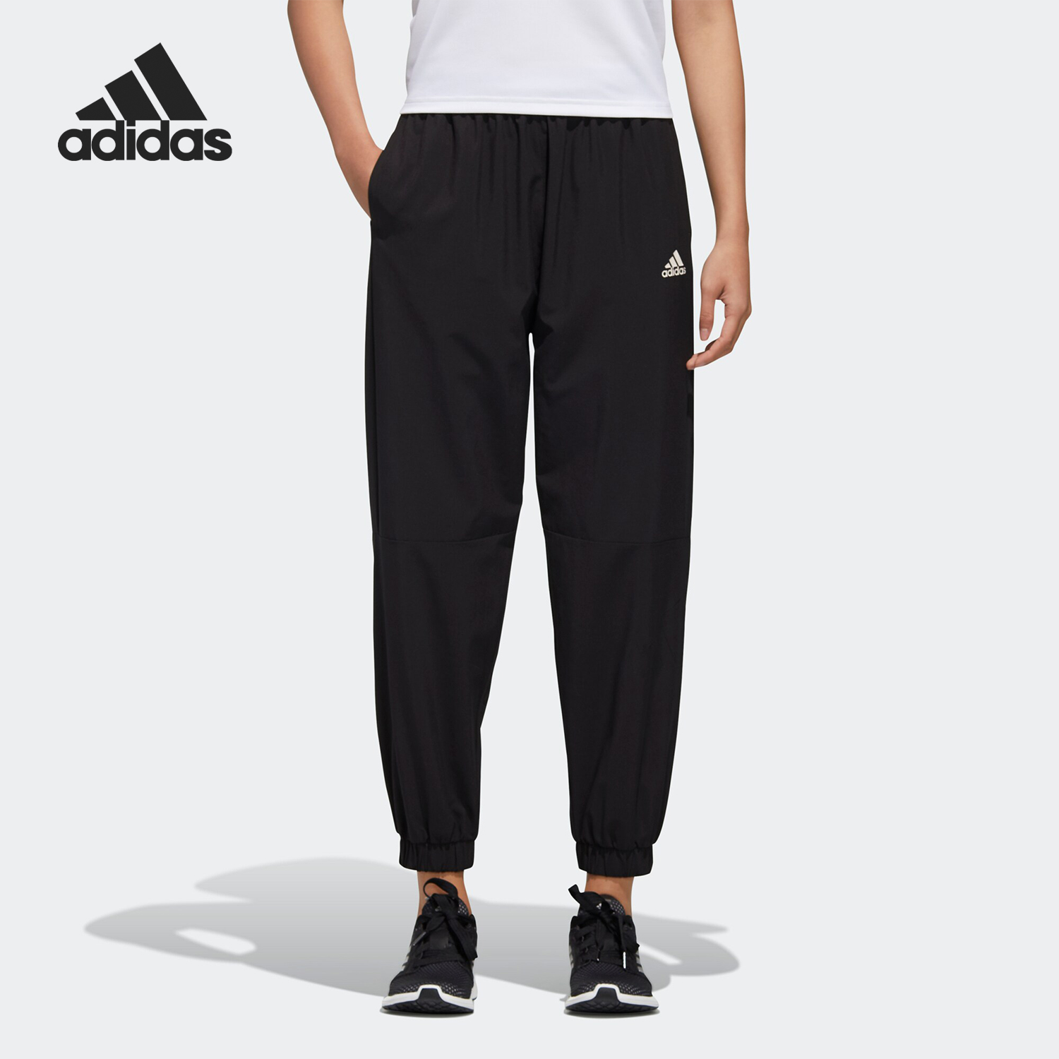 Adidas/阿迪达斯正品WOVEN PANTS 女子休闲运动型格裤装GL5615