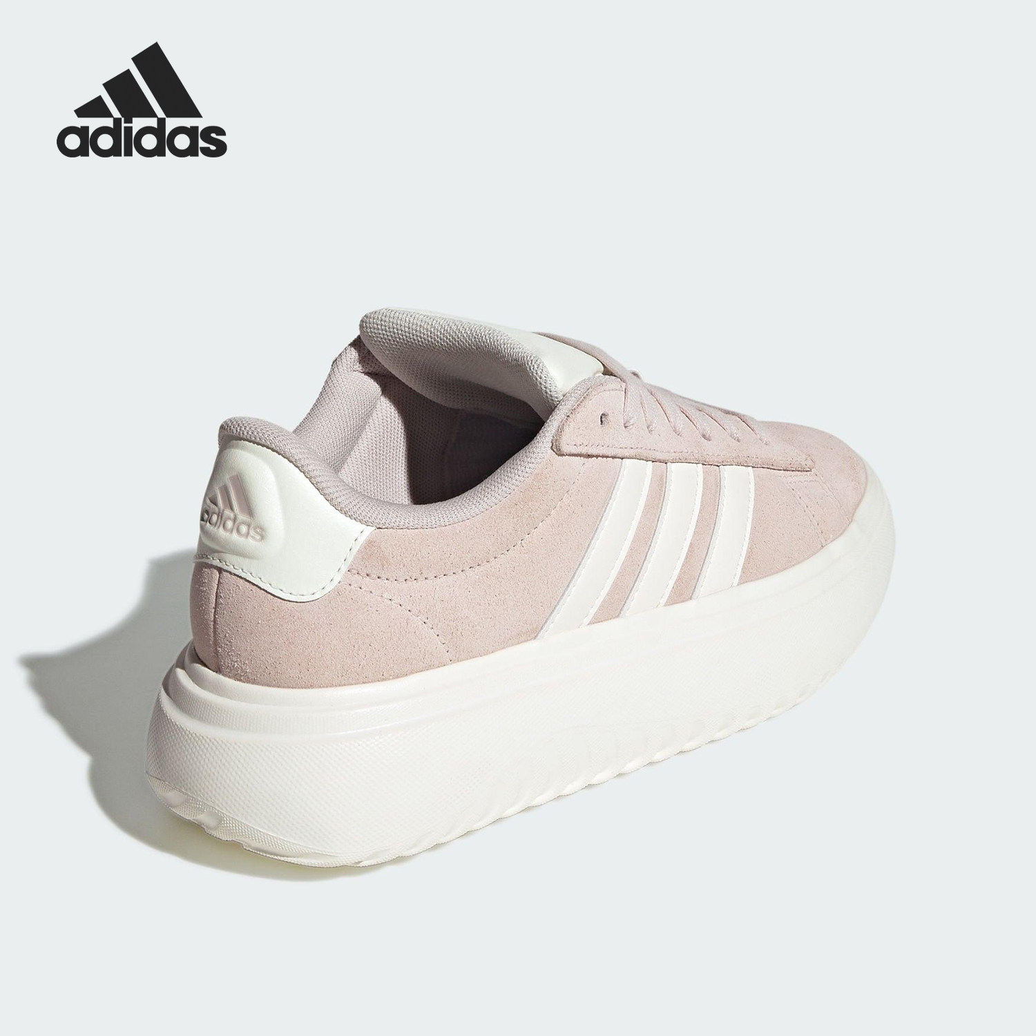 Adidas/阿迪达斯正品GRAND COURT女士休闲网球厚底运动板鞋JR0701,运动鞋new,板鞋,淘宝优惠券,粉丝福利购,淘宝优惠卷