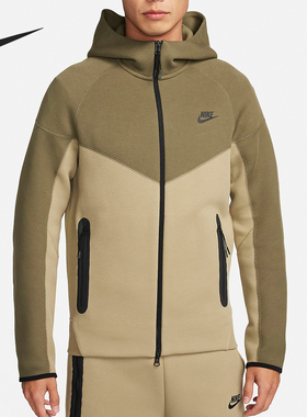 Nike/耐克正品新款男士全长拉链开襟连帽衫外套FB7922-276