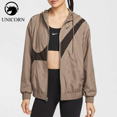 Nike 214 女士运动健身梭织连帽休闲外套HM8972 耐克正品 2025春季