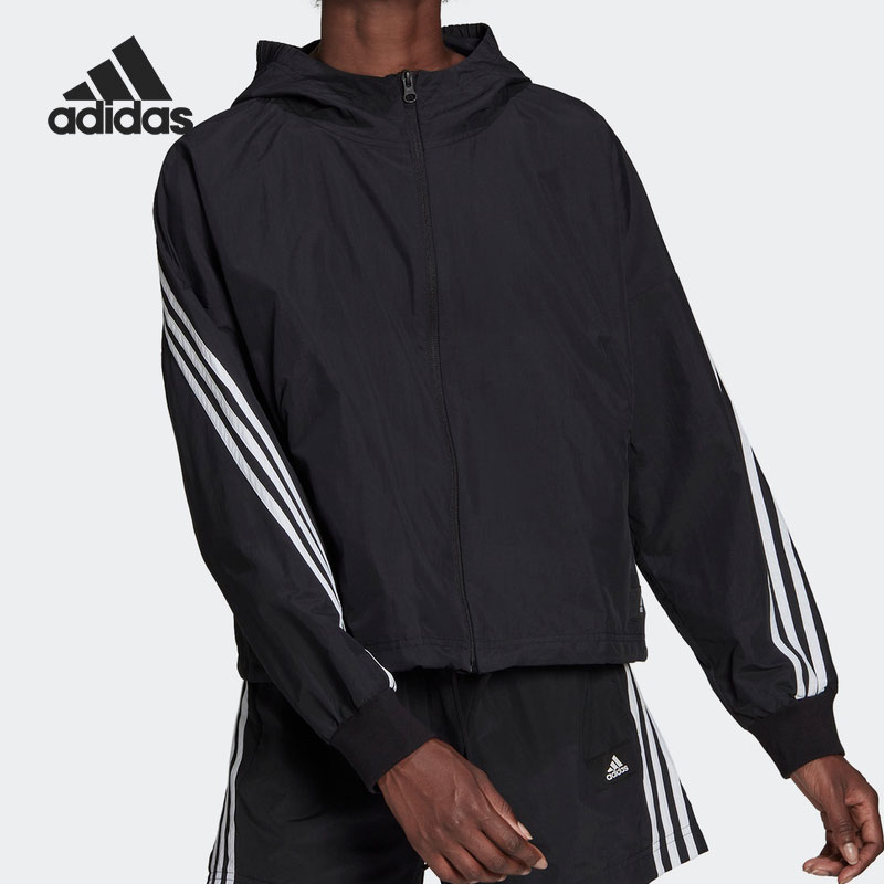 夹克Adidas/阿迪达斯连帽