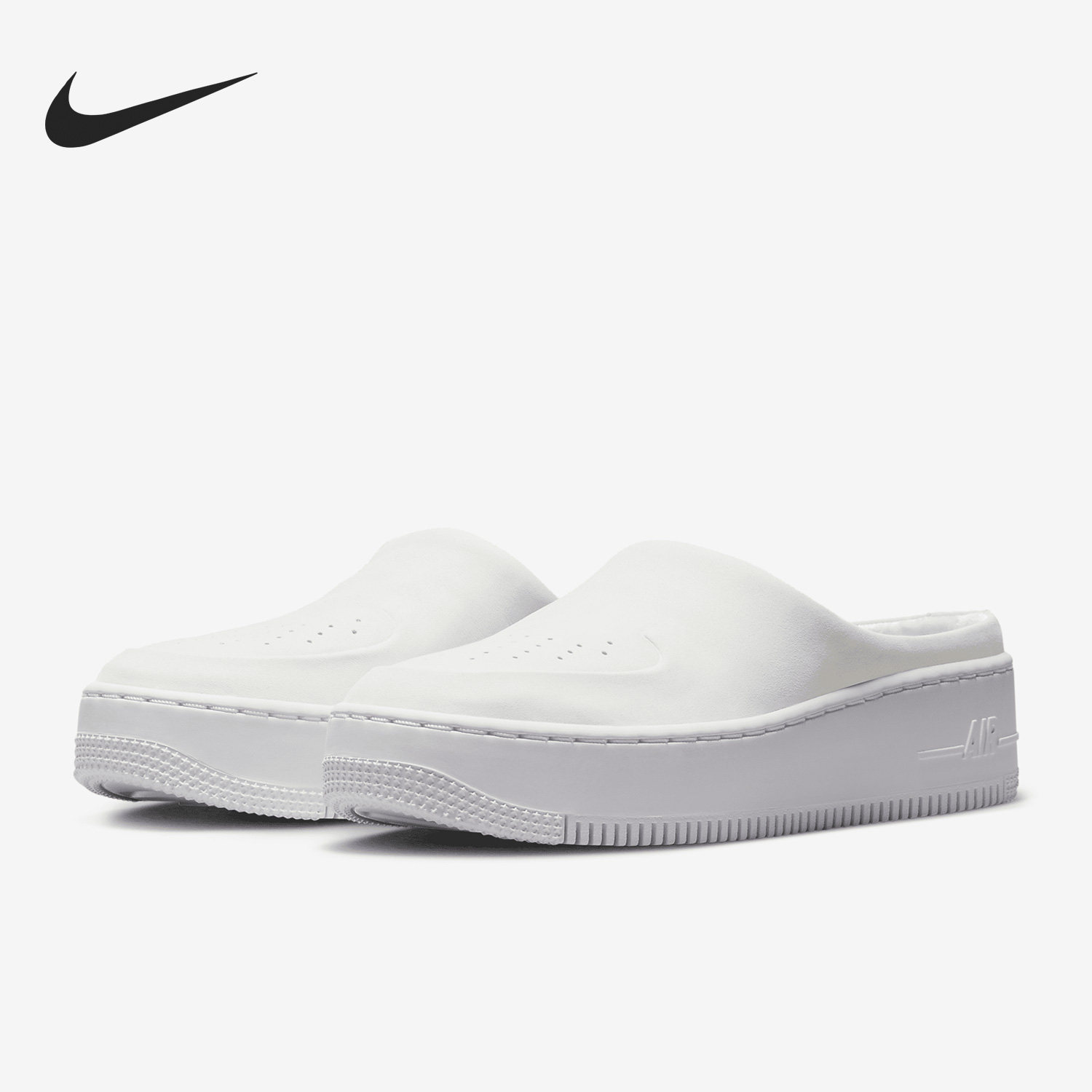Nike/耐克正品F1 Lover XX女子空军厚底休闲鞋拖AO1523-100