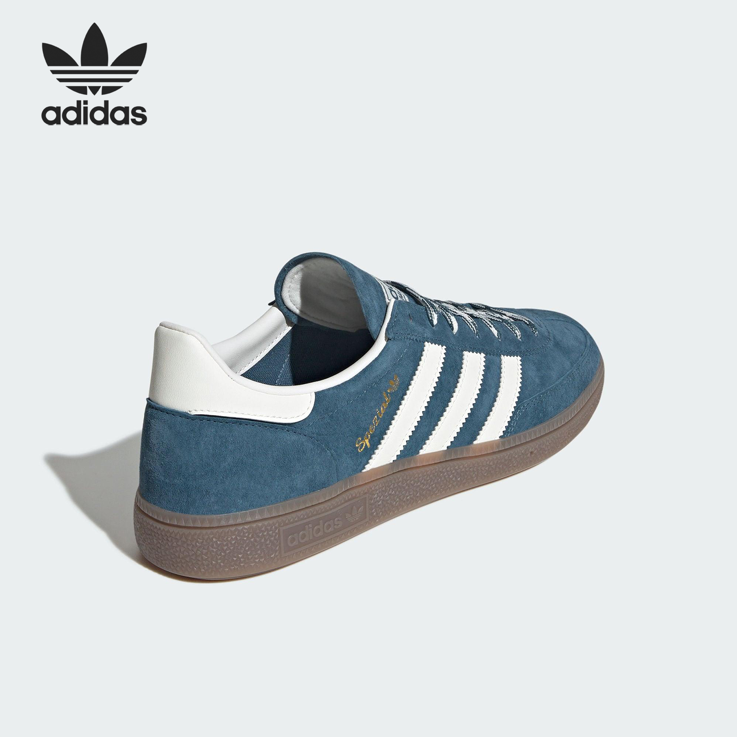 Adidas/阿迪达斯正品三叶草男女休闲皮革系带低帮日常板鞋KI5941