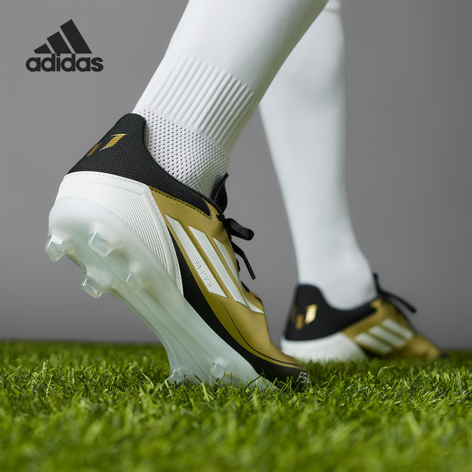 Adidas/阿迪达斯正品新款男女FG长钉运动低帮足球鞋IG9274