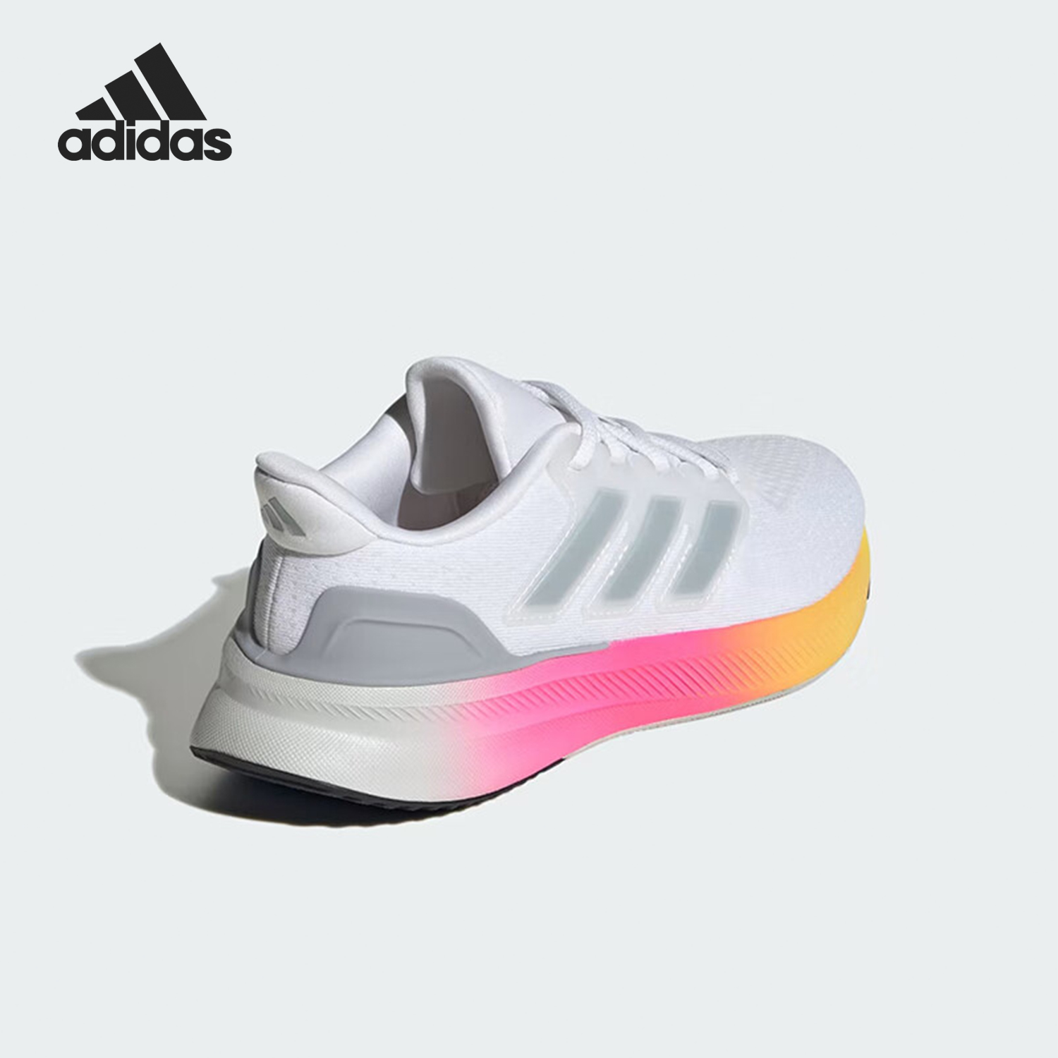 阿迪达斯大童缓震网面跑步鞋