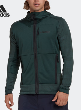 Adidas/阿迪达斯正品TERREX户外运动男子连帽外套上衣HH9220